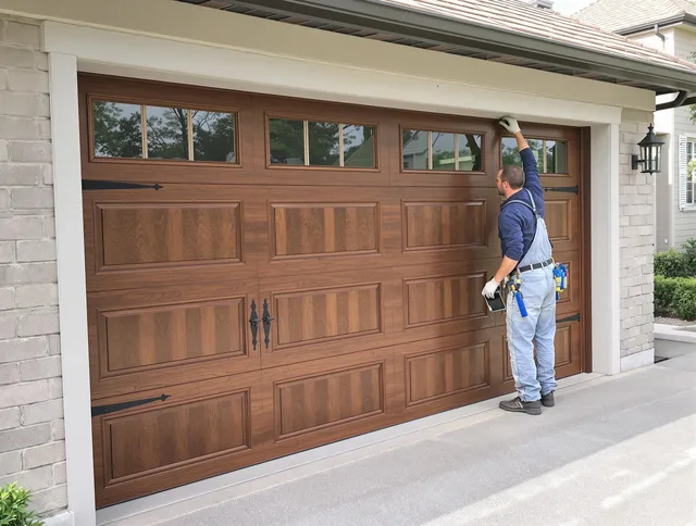 Custom garage door showcase by Brooklyn Garage Door Repair in Brooklyn