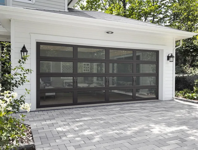 Brooklyn Garage Door Repair design specialist presenting custom garage door options to Brooklyn homeowner
