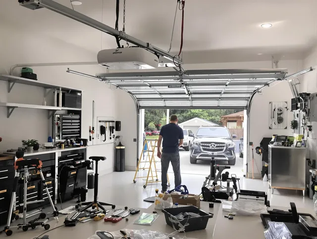 Garage door opener installation by Brooklyn Garage Door Repair in Brooklyn