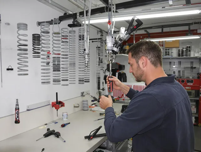 Brooklyn Garage Door Repair safety certified technician performing precision spring replacement in Brooklyn